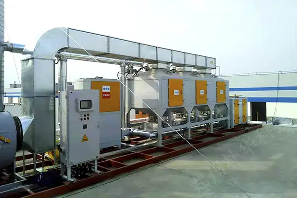 石化企业有机废气处理催化燃烧设备安装