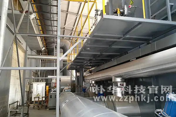 案例:蓄热式燃烧分解设备(RTO)安装在客户厂区