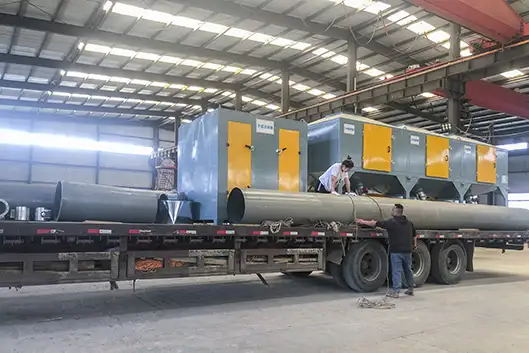 有机废气VOCs处理设备催化燃烧车间装车发货