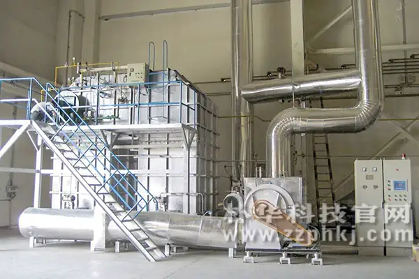 高效有机废气处理RTO设备安装在客户厂区